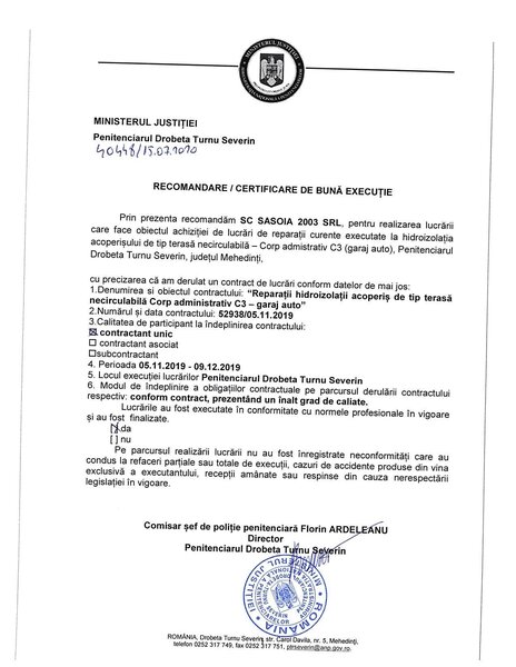 Stopare infiltratii de apa; Hidroizolatii terase